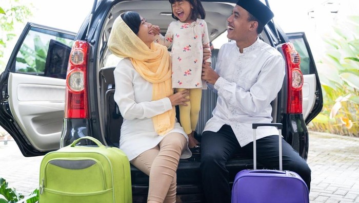 Ilustrasi Mudik Lebaran.