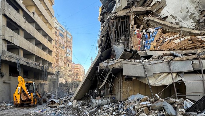 Imbas kerusakan di Lebanon akibat serangan terbaru Israel (dok. REUTERS/Ahmad Al Kerdi)