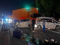 10 Kendaraan Tabrakan Beruntun di KM 93 Tol Cipularang, 2 Orang Tewas