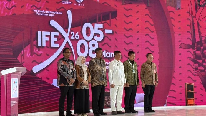 Pembukaan ceremony IFEX, di ICE BSD City pada Kamis (5/3/2026).