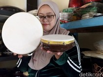 Menengok Perajin Rebana di Kota Blitar yang Bertahan