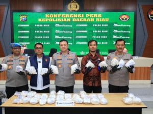 Polda Riau Bongkar Jaringan Narkoba Internasional, Heroin Rp 68 M Disita