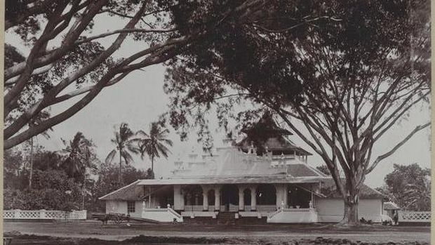 Potret Masjid Agung Garut lawas