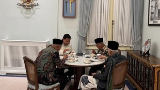 Momen Prabowo Bukber Semeja dengan Rais Aam PBNU, Ketum Muhammadiyah dan MUI