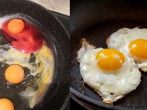 Temuan Telur Berwarna Pink Saat Digoreng Bikin Kaget, Ternyata Tanda Ini