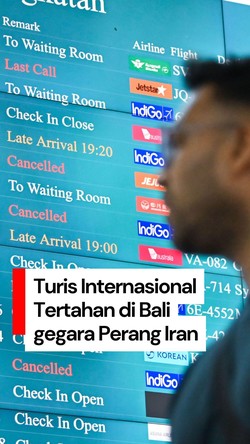 Video: Perang AS-Israel vs Iran Bikin Turis Internasional Tertahan di Bali