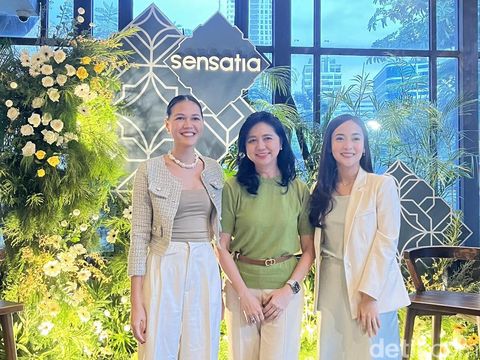 Acara talkshow bertajuk Sensatia Ramadan Pure Moments: Insights on Healthy Skin, Nutrition, and Self-Care, bersama dr. Arlene Rainamira, SpDVE selaku Dermatologist, dr. Cindiawaty Josito, MARS, MS, SpGK sebagai spesialis gizi klinik dan Sales & Marketing Manager Sensatia, Kunti Puspita Sari, di Hutan Plataran, Jakarta (5/3/2026).