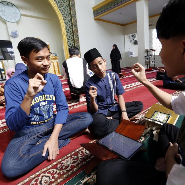 Sekolah Ramadan Inklusif di Gorontalo, Peserta Tuli Belajar Al Quran Isyarat