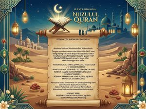 7 Contoh Surat Undangan Peringatan Nuzulul Quran di Masjid hingga Pondok