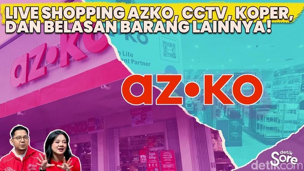 Video: Live Shopping AZKO di detikSore, dapatkan Cashbacknya Hingga 300 ribu!