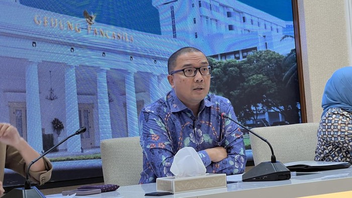 Direktur Jenderal ASPASAF Kemlu Santo Darmosumarto (Adhfar/detikcom)