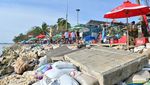Gelombang Laut Terus Gerus Pantai Kuta Bali, Fasilitas Wisata Rusak