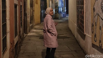 Di wilayah Gothic Quarter ada banyak gang-gang kecil yang Instagramable banget. Foto: Virgina Maulita Putri/detikinet