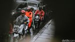 Hujan Deras dan Kemacetan Warnai Pagi Hari di Ciputat
