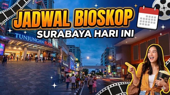 ILUSTRASI. Jadwal bioskop Surabaya hari ini.
