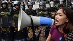 Aksi Protes Serangan AS-Israel di Manila