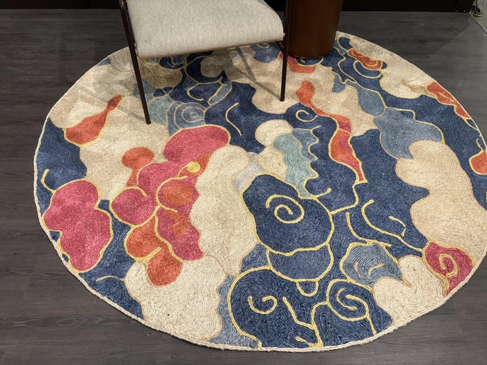 karpet dari serat batang pisang