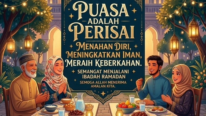 Kumpulan kata-kata motivasi puasa Ramadan dari yang singkat hingga penuh semangat.