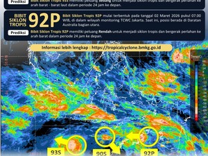 Pulau Jawa-Bali-Nusa Tenggara Terkepung 3 Bibit Siklon Tropis, Wilayah Ini Terdampak!