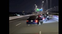 Viral Konvoi Mobil Atraksi Zig-zag di Tol Becakayu, Kini Dicari Polisi