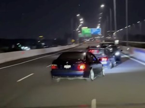 Viral Konvoi Mobil Atraksi Zig-zag di Tol Becakayu, Kini Dicari Polisi