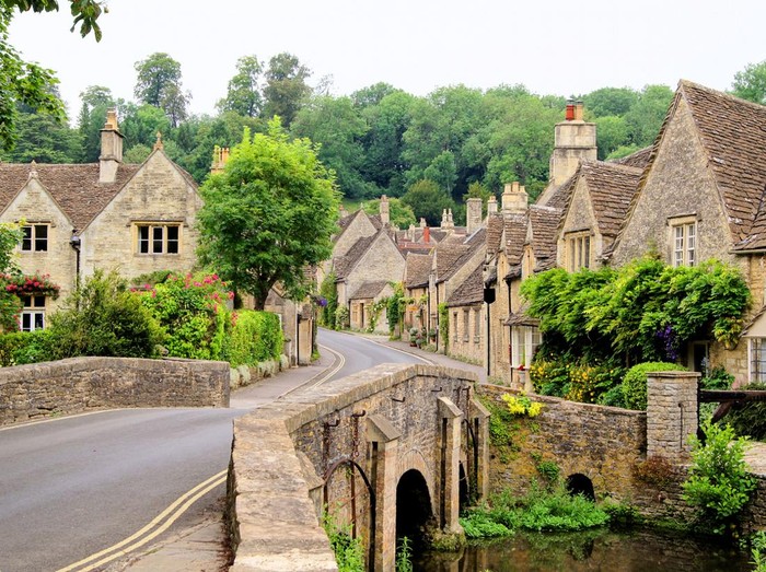 Picturesque Cotswold village of Castle Combe, England