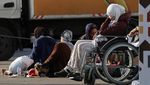 Pengungsi dari Pinggiran Beirut Berkumpul di Martyrs Square