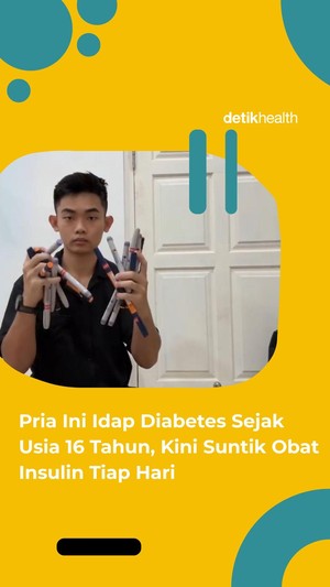 Video: Pria Idap Diabetes Sejak Usia 16 Tahun, Kini Suntik Insulin Tiap Hari