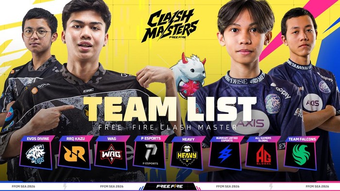 Garena mulai menggelar turnamen Free Fire mode Clash Squad se-Asia Tenggara hari ini, Jumat, 6 Maret 2026. Dua tim dari Indonesia yang akan bermain di sini adalah RRQ Kazu dan Evos Divine.