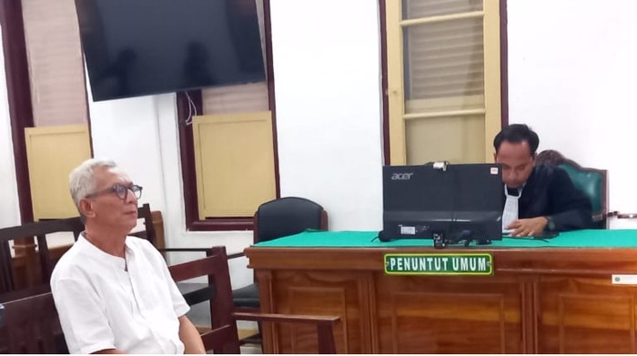 Sidang putusan mantan Kadis Kesehatan Batu Bara Wahid Khusyairi di Ruang Cakra 9, PN Medan. (dok. Istimewa)