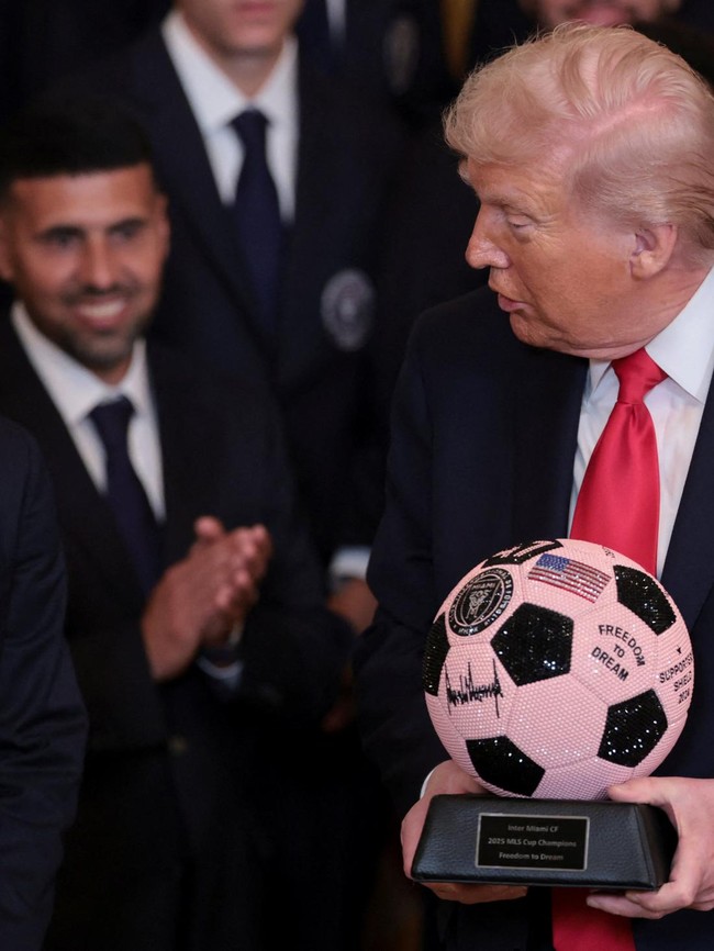 Trump Sambut Lionel Messi dan Inter Miami di Gedung Putih