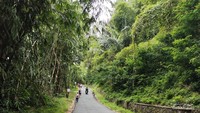 satu sisi jalan yang dilalui