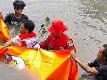 Mayat Mr X Ditemukan Mengapung di Anak Sungai Musi Palembang