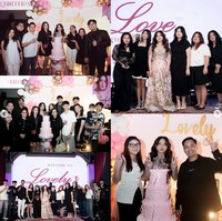 Dihadiri anggota keluarga dan sahabat, acara ulang tahun Lovely tampak meriah. Dekorasi serta kue ulang tahunnya terlihat didominasi warna pink. Foto: Instagram/@lovelyrum