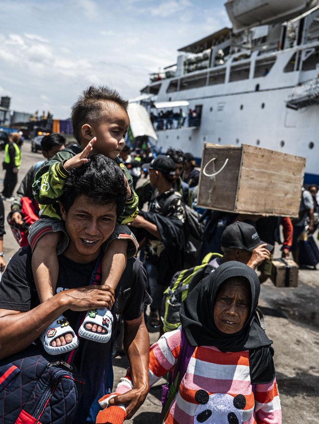 Arus Mudik Awal Mulai Terlihat di Pelabuhan Tanjung Emas Semarang
