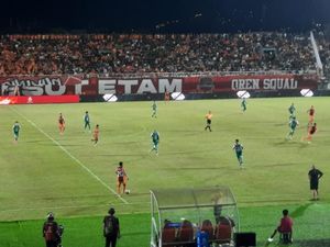 Gol Roket Juan Villa Bawa Borneo FC Unggul 1-0 di Babak Pertama