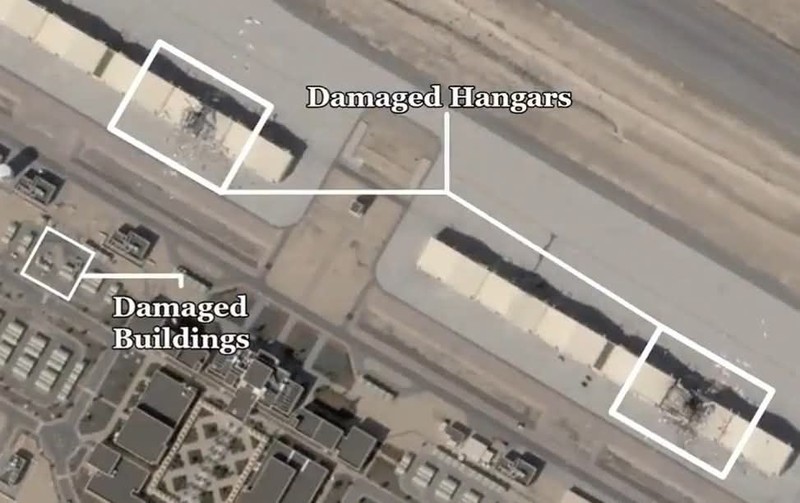 Citra Satelit Dampak Serangan Drone Iran