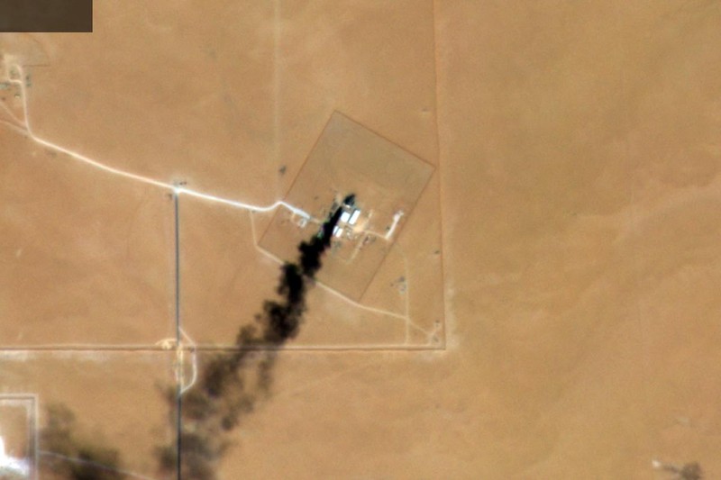 Citra Satelit Dampak Serangan Drone Iran