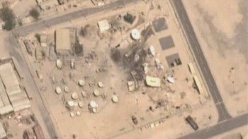 Pangkalan Udara Al Udeid, Qatar, pada 1 Maret 2026. (Foto via New York Times/Airbus DS)