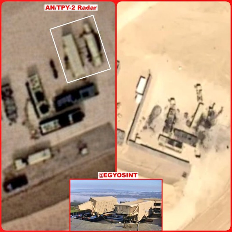 Citra Satelit Dampak Serangan Drone Iran