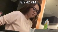 Selebgram Erika Richardo Berkursi Roda Usai Maraton