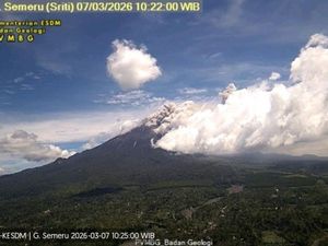 Gunung Semeru Erupsi Hari Ini, Disertai Awan Panas Guguran