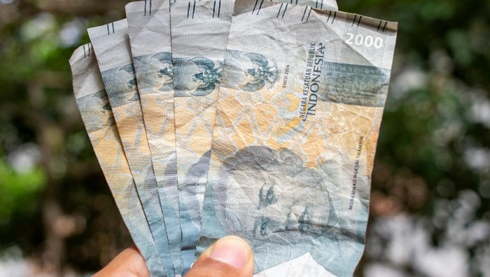 Uang Rupiah yang dipegang tangan. Apa itu Panda Bond?