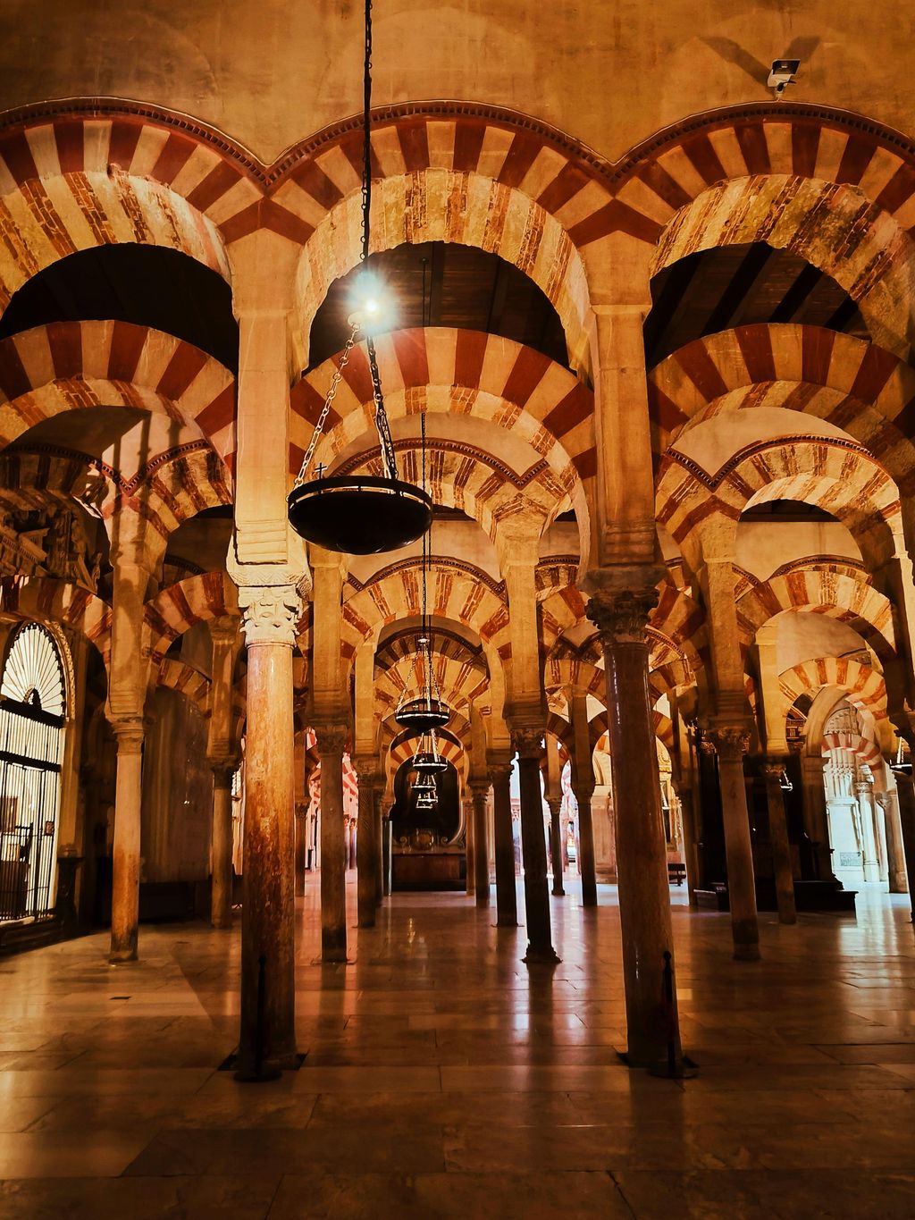 Interior of Mosque-Cathedral in Cordoba