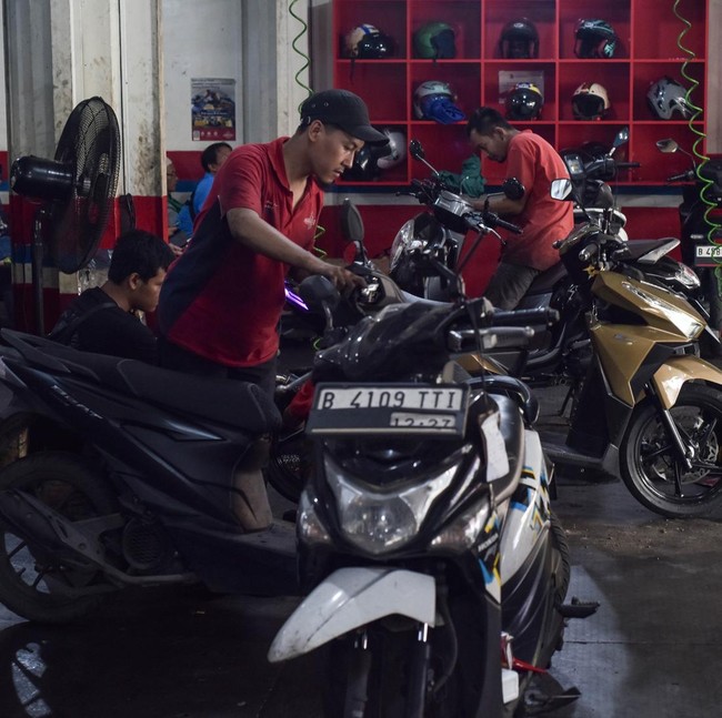 Jasa Servis Motor Meledak Jelang Arus Mudik, Bengkel Tangani 200 Unit Per Hari