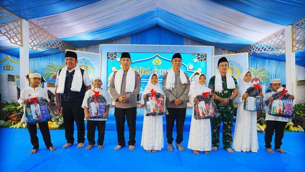 Kapolri Jenderal Listyo Sigit Prabowo saat Safari Ramadan 1447 H di wilayah Sumatera Selatan (Sumsel).