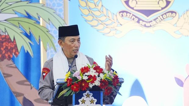 Kapolri Jenderal Listyo Sigit Prabowo saat Safari Ramadan 1447 H di wilayah Sumatera Selatan (Sumsel).