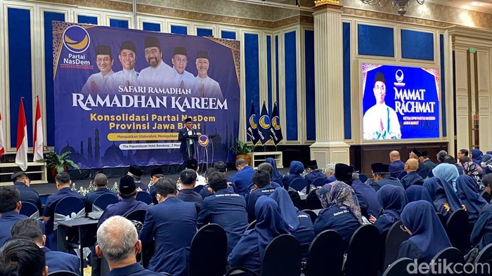 Ketua DPW NasDem Jawa Barat Mamat Rachmat.