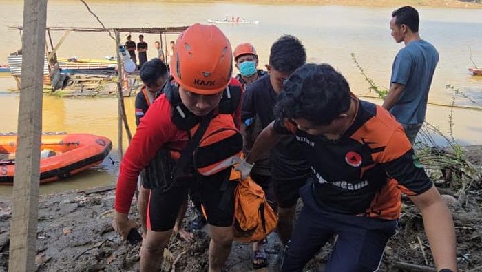 Korban tenggelam Muhammad Ariyadi ditemukan tewas di Sungai Musi, Muba.