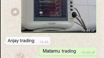 alat ukur jantung malah dikira mesin tranding... Foto: X.com
